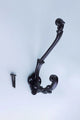 Heavy-Duty Traditional Black Cast Iron Coat Hooks - G Decor