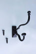 Heavy-Duty Traditional Black Cast Iron Coat Hooks — view 5, G Decor