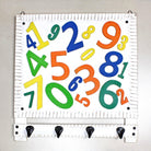 Children's reclaimed wooden wall hook rack