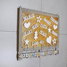Wood Harmony wooden wall coat hook rack