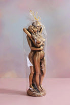 Infinita Unity Flow Sculptural Candle in Gold — view 5, G Decor