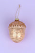 Large Glass Acorn Christmas Bauble in Gold Rose Gold or Silver — lifestyle view, G Decor