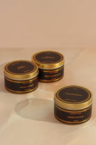 Large Scented Black Tin Candles - G Decor