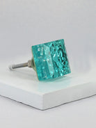 Maison Square Crystal Crackle Mirror Glass Pull Knobs - G Decor