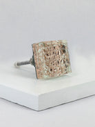 Maison Square Crystal Crackle Mirror Glass Pull Knobs - G Decor