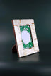Milano Linea Bone Inlay Photo Frame in Cream and Gold — alternate view, G Decor