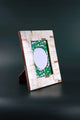 Milano Linea Handcrafted Horn Bone & Brass Photo Frame Cream & Gold Picture Display - G Decor