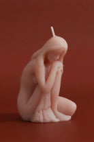 Muse and Form Soy Wax Sculptural Candles in Male and Female Figures — lifestyle view, G Decor
