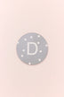 Personalised Pastel Polka Dot Monogram Ceramic Coaster with Cork Base — alternate view, G Decor
