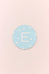 Personalised Pastel Polka Dot Monogram Ceramic Coaster with Cork Base — close-up view, G Decor