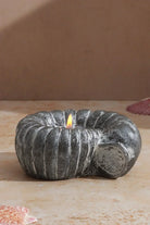 Ocean Tides Artisan Scented Candle Handcrafted Grey Coastal Shell Design with Fresh Ocean Fragrance - G Decor