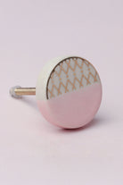 Oro Ceramic Cabinet Knob in Chic Finish — lifestyle view, G Decor