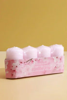 Bloom of Sakura Cherry Blossom Scented Candles, Set of 4 — lifestyle view, G Decor