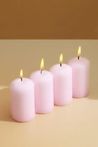 Bloom of Sakura Cherry Blossom Scented Candles, Set of 4 — close-up view, G Decor