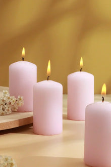 Set of 4 Bloom of Sakura Blush Pink Cherry Blossom Scented Candles