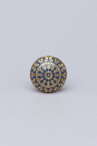 Palais Étoile Polished Brass Cabinet Knob — close-up view, G Decor