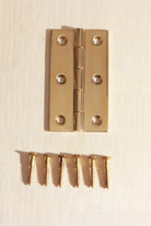 2.5 inch (63mm) butt hinge in polished brass