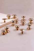 Polished Brass Door Knobs Collection solid brass hardware, second view