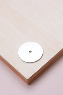Polished Chrome Cabinet Knob Backplates, 11 Shapes