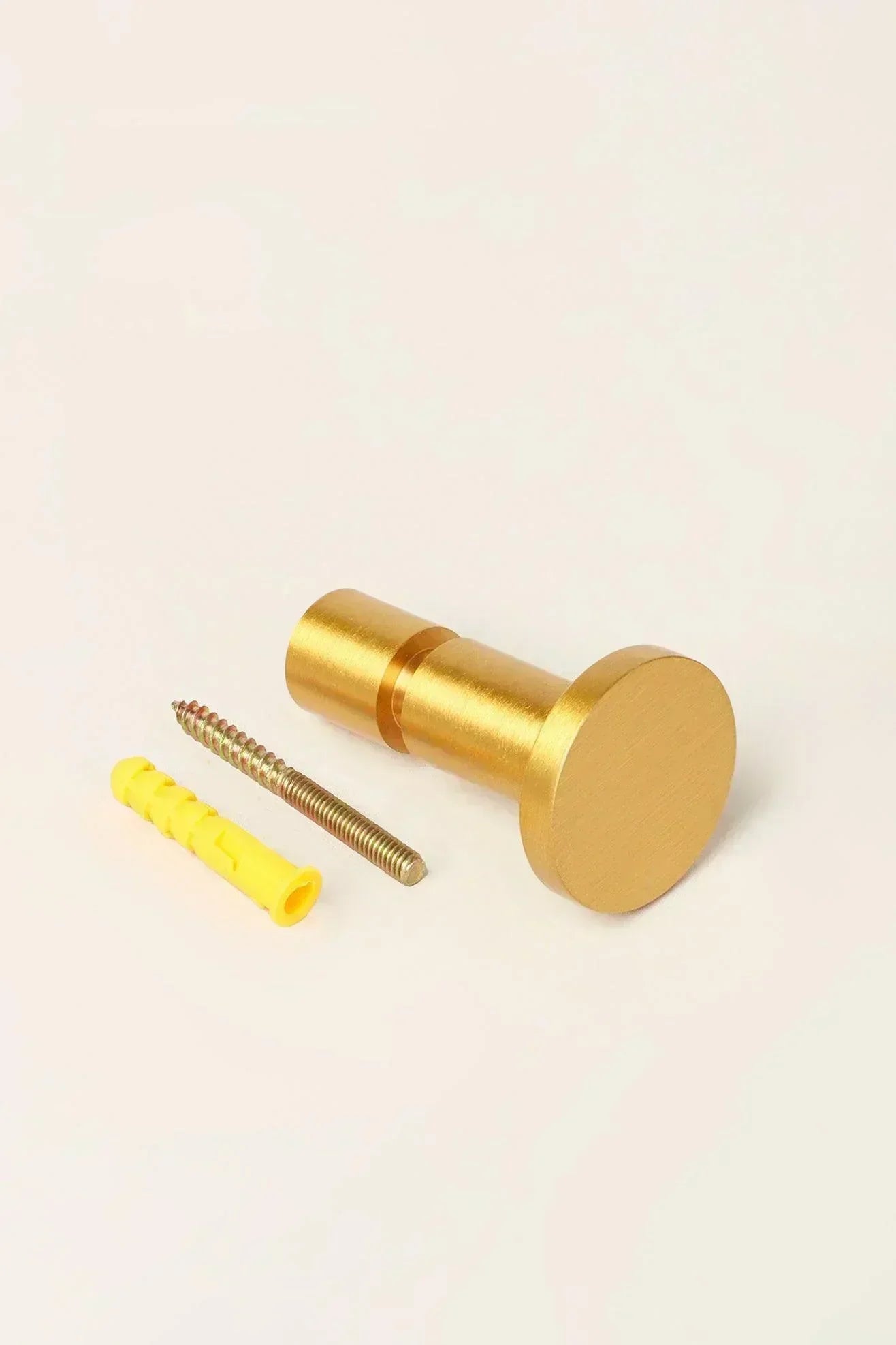Prestige Satin Brass Wall Hook — alternate view, G Decor