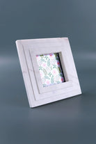Roma Gradus Marble Photo Frame with Stepped Architecture — close-up view, G Decor