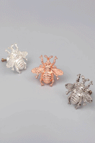 Queen Bee Cabinet Knob in Rose Gold and Silver — alternate view, G Decor
