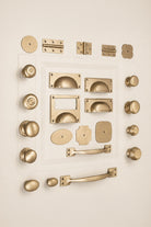 Satin Brass Collection 1 solid brass hardware, second view