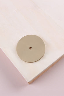 Satin Brass Cabinet Knob Backplates, 11 Shapes
