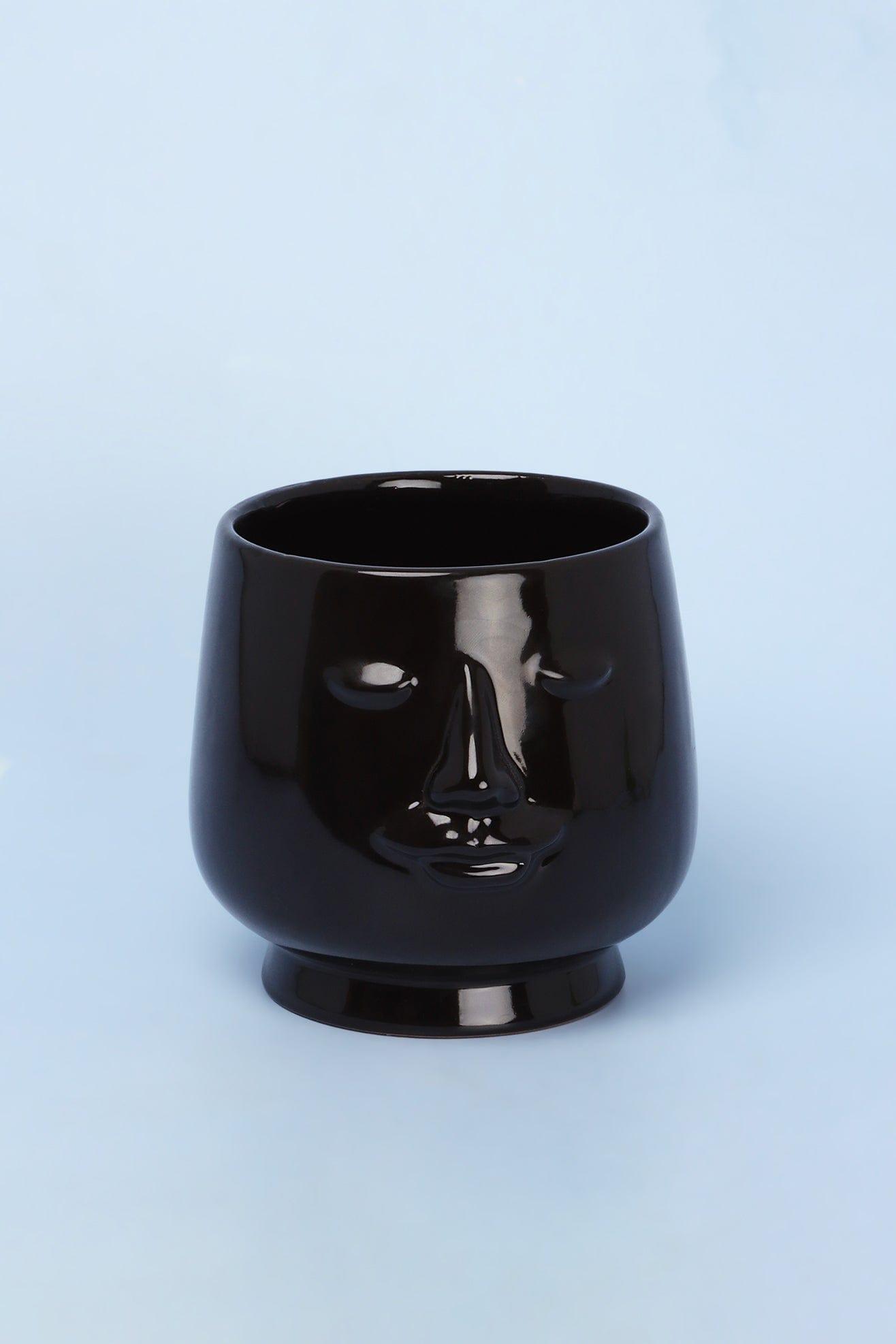 Serene Ceramic Face Planter - G Decor