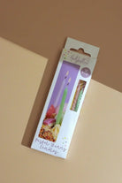 Rainbow Pastel Skinny Birthday Cake Candles Set of 12 — lifestyle view, G Decor