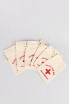 Set of 2 Hessian Bags Hangover Recovery Kit - G Decor