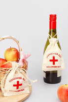 Set of 2 Hessian Bags Hangover Recovery Kit - G Decor