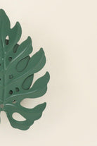 Set of 3 Green Palm Leaf Tea Light Holders - G Decor