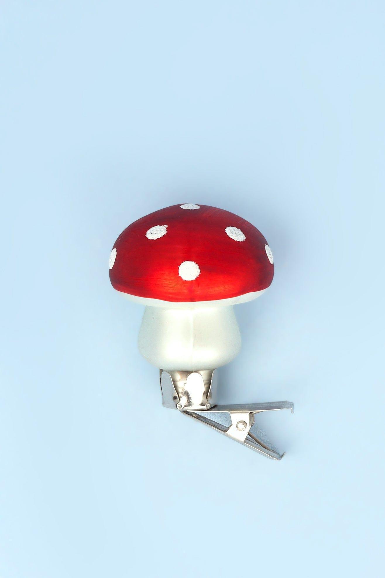 G Decor Holiday Mushroom Christmas Tree Clips.