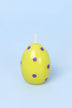 Green Easter Polka Egg Candles in Spring Meadow — alternate view, G Decor