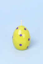 Set of 6 Easter Egg Candles - Green - G Decor