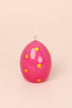 Pink Easter Polka Egg Candles in Blossom Patch — alternate view, G Decor
