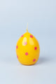 Set of 6 Easter Egg Candles - Yellow - G Decor