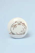 Sassy Meow Black and Gold Ceramic Cat Cabinet Knobs Set of 8 — view 6, G Decor