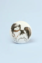 Playful Pup Black and Gold Ceramic Dog Cabinet Knobs Set of 8 — view 6, G Decor