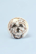 Playful Pup Black and Gold Ceramic Dog Cabinet Knobs Set of 8 — view 9, G Decor