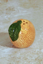 Pair of Orange-Shaped Salt and Pepper Shakers — alternate view, G Decor