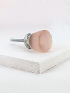 Sienna Frosted Fluted Matte Glass Cabinet Pull Knob — lifestyle view, G Decor