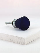 Sienna Frosted Fluted Matte Glass Cabinet Pull Knob — view 7, G Decor