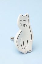 Sleepy Cat & Loyal Pup Furry Friends Ceramic Cabinet Knob - G Decor