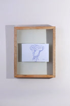 Taru Mango Wood Hanging Wall Display Frame — close-up view, G Decor