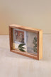 Taru Mango Wood Freestanding Double Glass Photo Frame — lifestyle view, G Decor