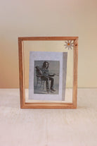 Taru Mango Wood Freestanding Double Glass Photo Frame — view 5, G Decor