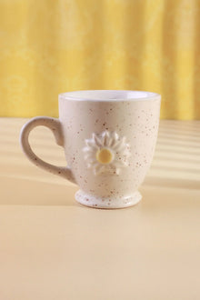Daisy Press Hand-Painted Ceramic Tea, Coffee & Espresso Mugs