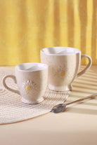 Daisy Press Hand-Painted Ceramic Tea Coffee and Espresso Mug Collection — alternate view, G Decor